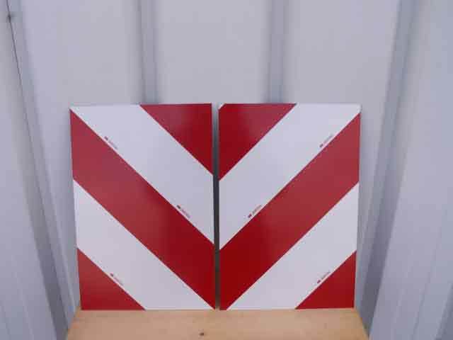 Kit 2 plaques réfléchissantes Rouge et Blanche 423 x 283